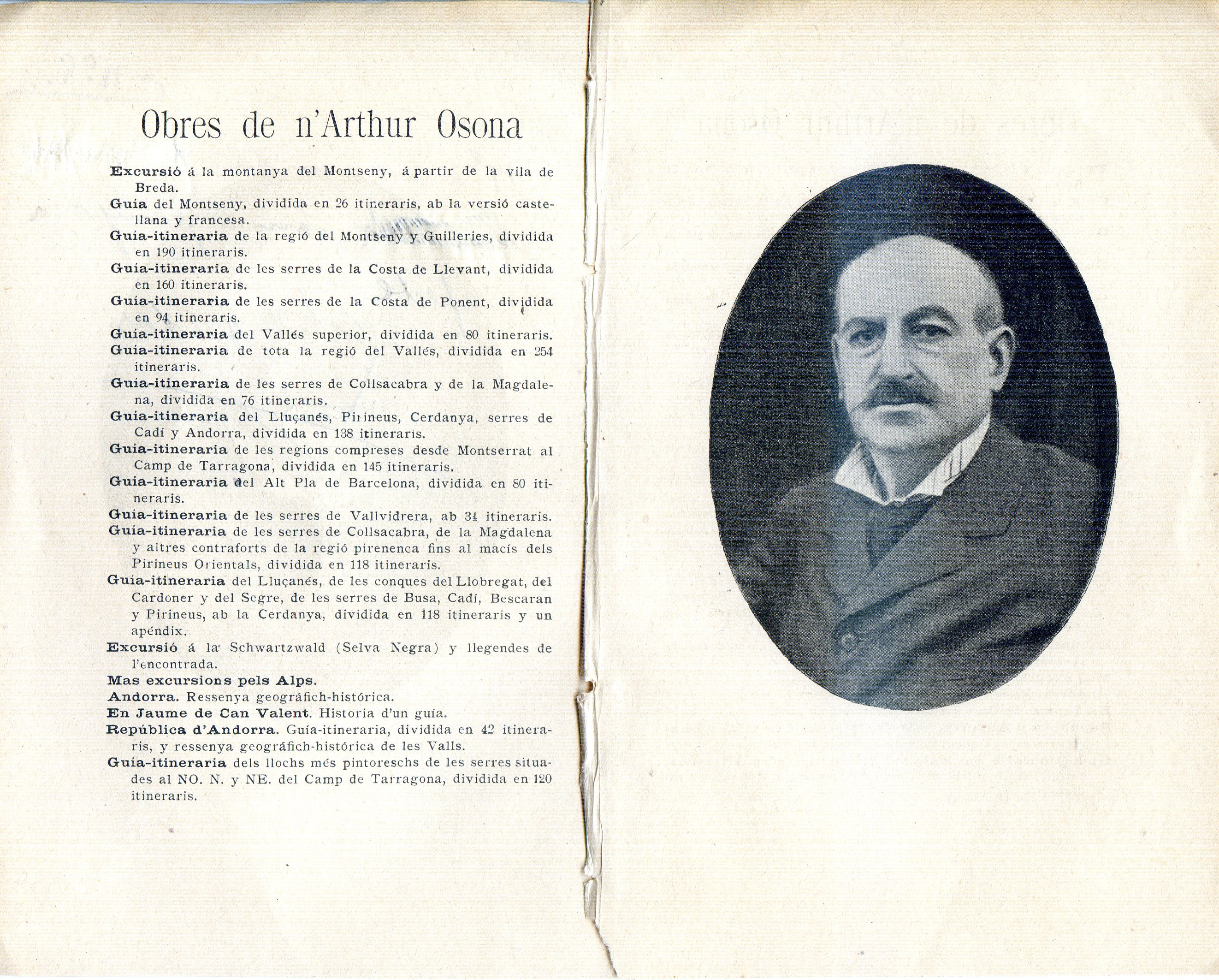 Arthur Osona : Disertació biográfica llegida en la Sessió Necrológica que l'Agrupació Excursionista Catalana "Montanyenchs" dedicá al malaguanyat patrici - Miniatura 2